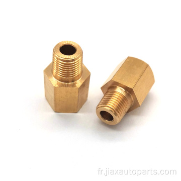 Adaptateur réducteur en laiton 1/8 NPT à 1/8 BSPT